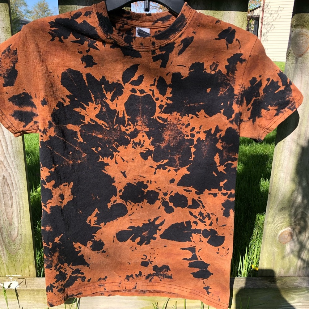 Custom tie dyed tshirt
